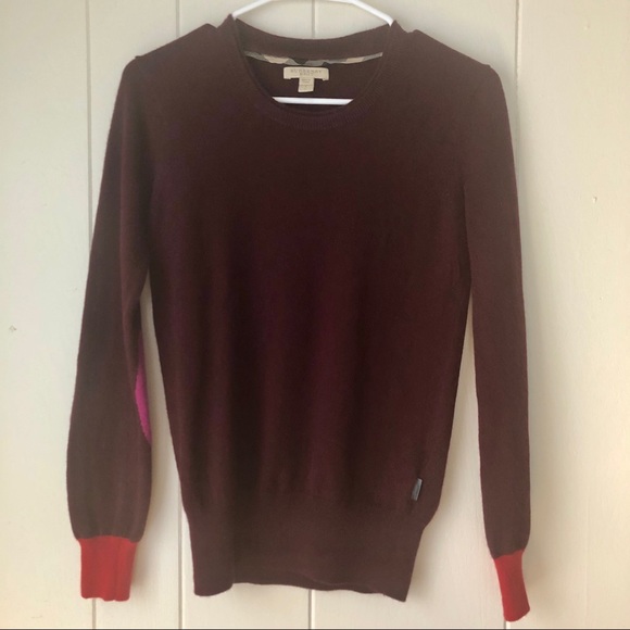 Burberry Elbow Patch Cashmere Sweater - Picture 2 of 7